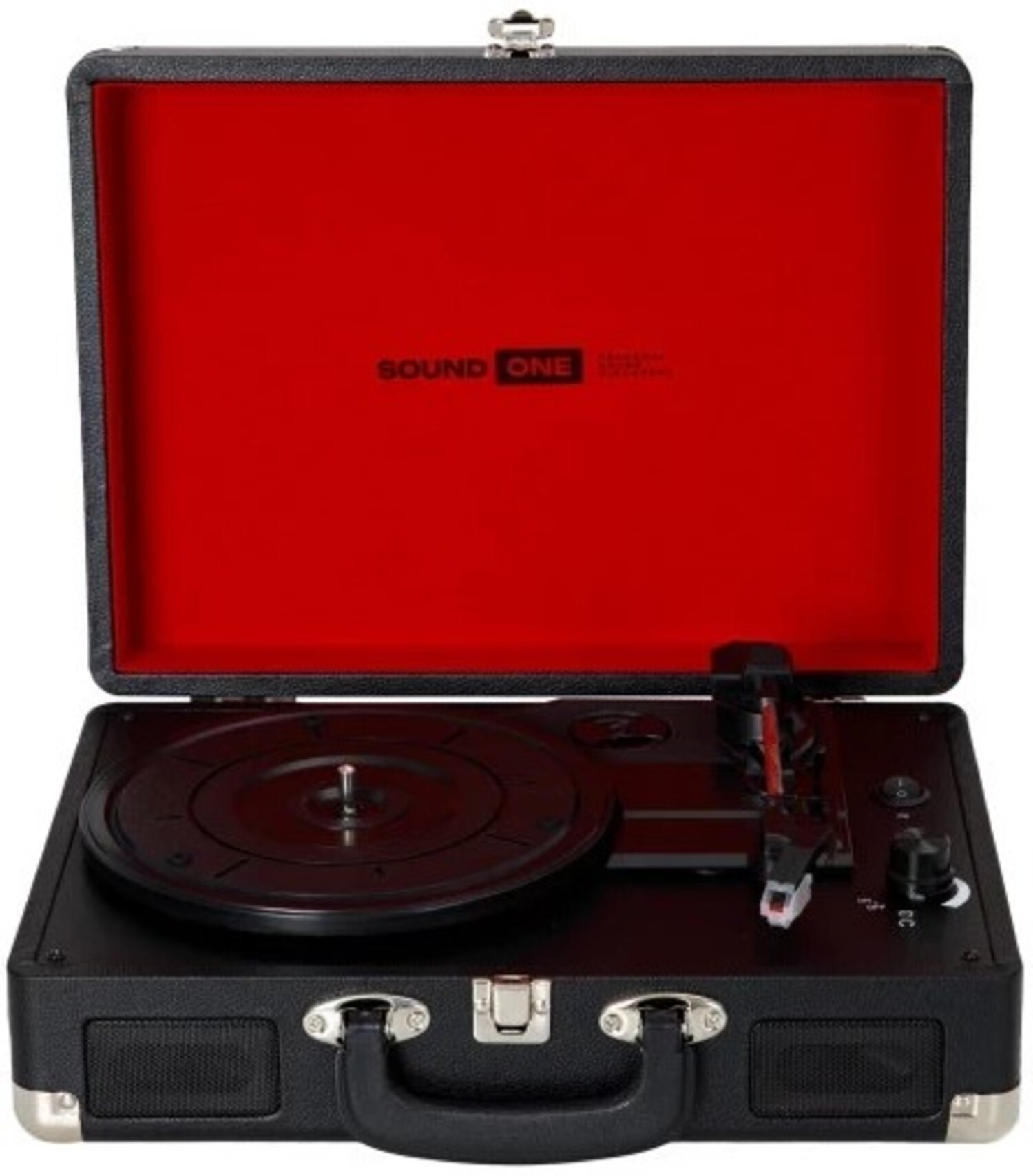 Купить Виниловый проигрыватель Sound One Pop Black - Фото 1 Виниловый проигрыватель Sound One Pop Black - Фото 1