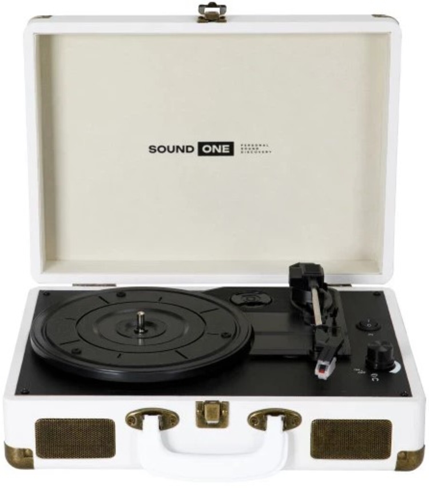 Купить Виниловый проигрыватель Sound One Pop Cream - Фото 1 Виниловый проигрыватель Sound One Pop Cream - Фото 1
