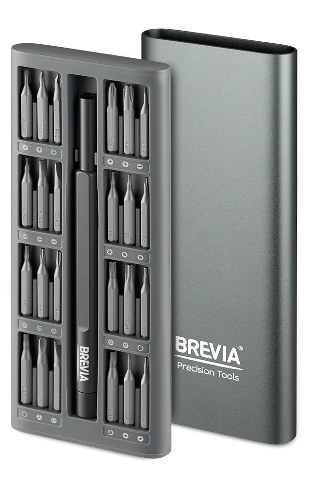 Викрутка зі змінними бітами Brevia 24 в 1 (55024MMC) - Фото 1