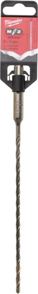 Бур Milwaukee SDS-PLUS M2 5,0х210х150 мм (4932399316) - Фото 1