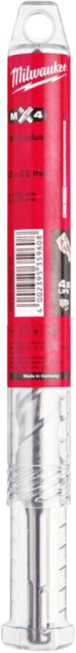 Бур Milwaukee SDS-PLUS MX4 22,0х250х200 мм (4932399332) - Фото 1