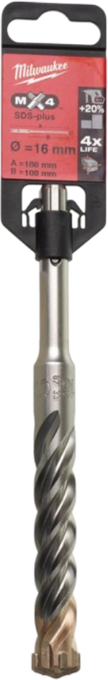 Бур Milwaukee SDS-PLUS MX4 16,0х160х100 мм (4932430726) - Фото 1