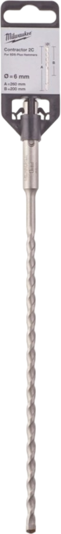 Бур Milwaukee SDS-PLUS Contractor 6x260х200 мм (4932471266) - Фото 1