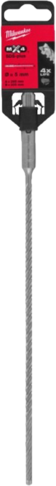 Бур Milwaukee SDS-PLUS MX4 5,0х265х200 мм (4932478466) - Фото 1