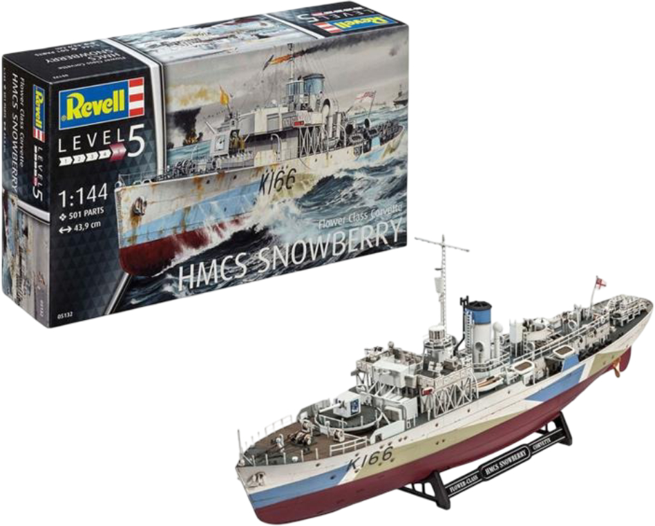 Набор для моделирования техники Revell Корвет класса Флауэр HMCS Snowberry (RVL-05132) - Фото 1