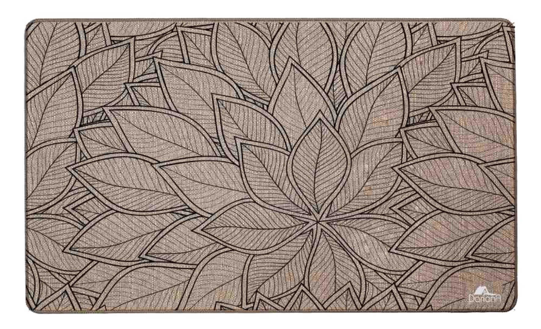 Коврик универсальный DarianA Linen look лен 45х75 флора (1000010519) - Фото 1