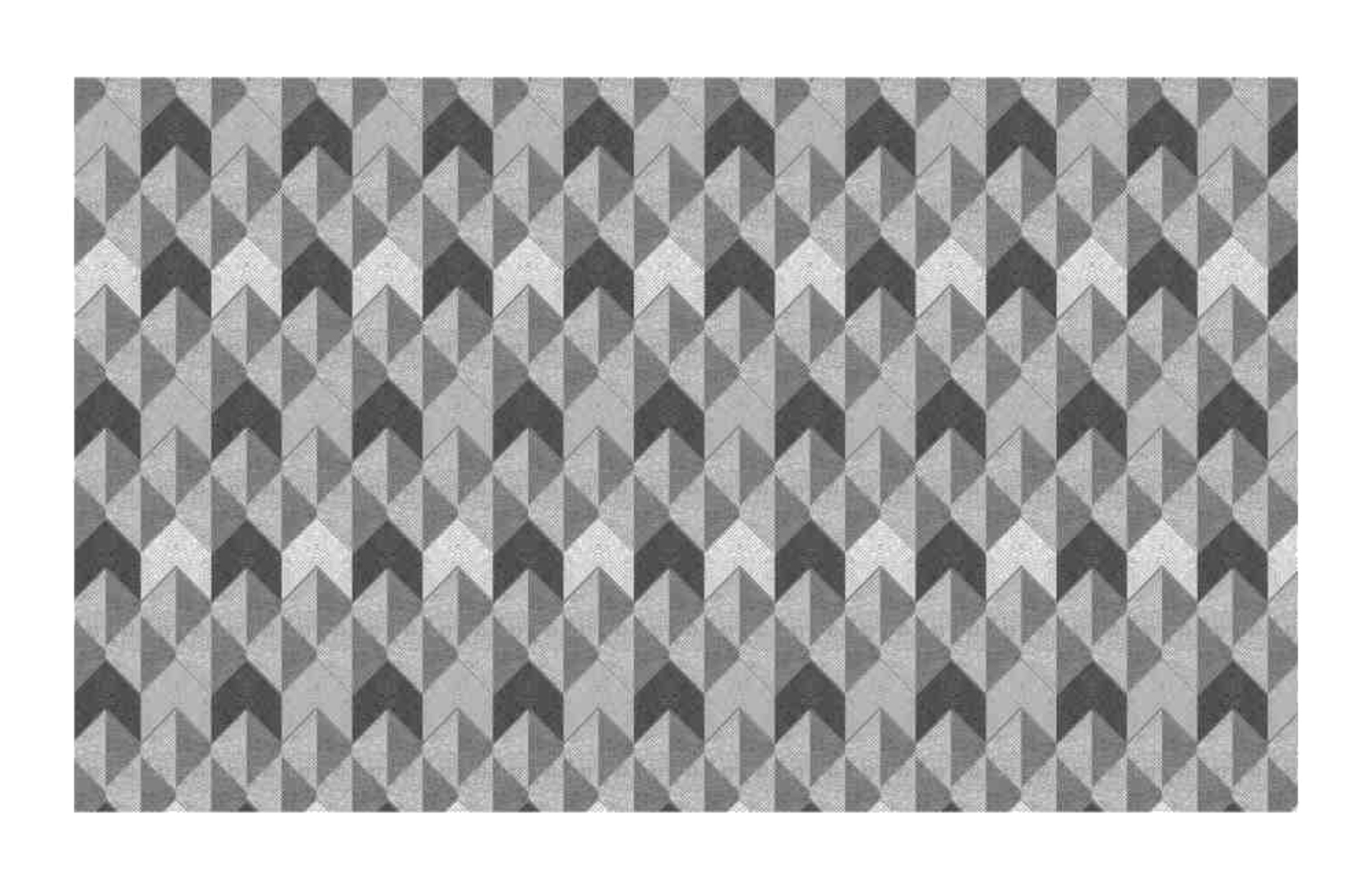 Коврик универсальный DarianA Felt Print принт 60х90 елка (1000010543) - Фото 1