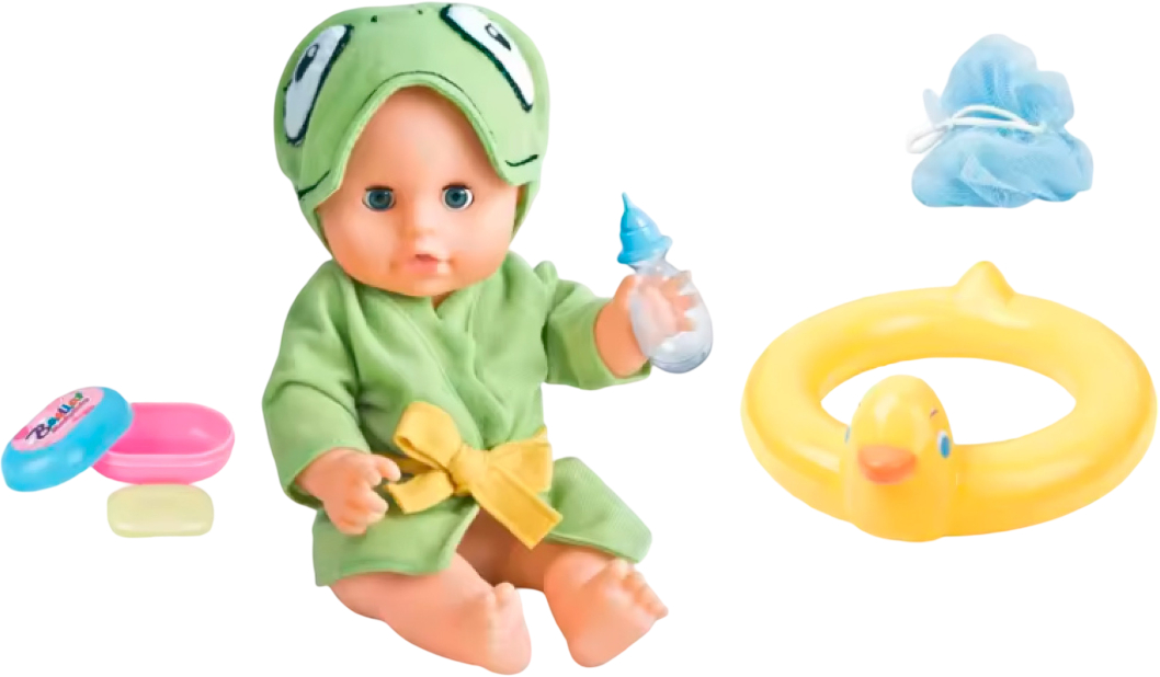 Пупс. Набор Baellar с кругом для плавания и аксессуарами 30 см (8499) - Фото 1