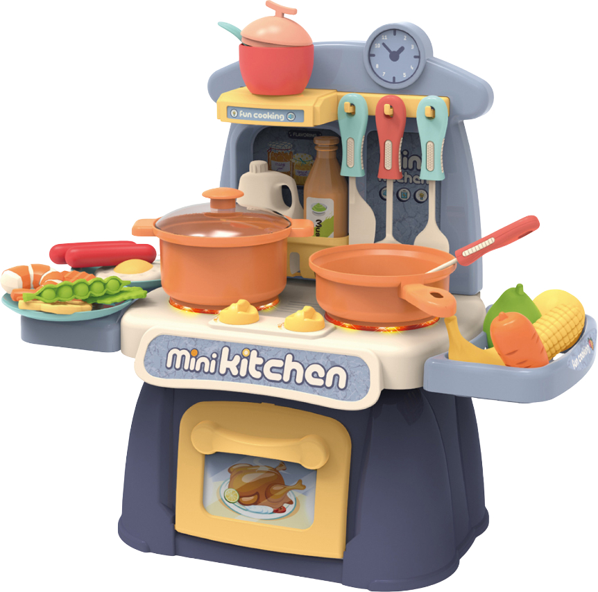 Сюжетно-ролевая игра. Кухня BebiGood со светом и звуком (889-173) - Фото 1