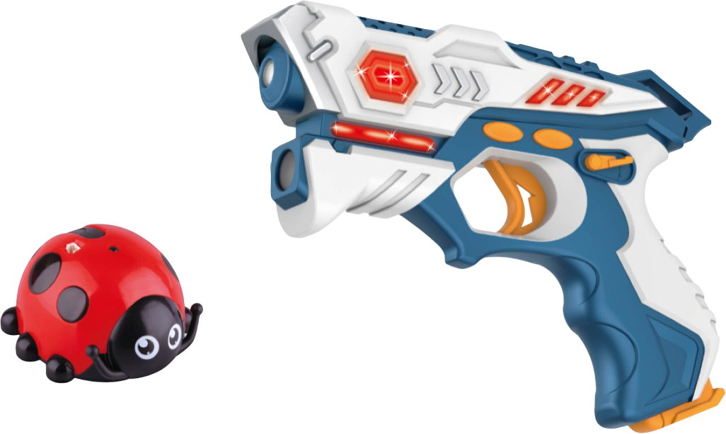 Купить Лазерный бластер CANHUI Пистолет инфракрасный с жуком (BB8823B) - Фото 1 Лазерный бластер CANHUI Пистолет инфракрасный с жуком (BB8823B) - Фото 1