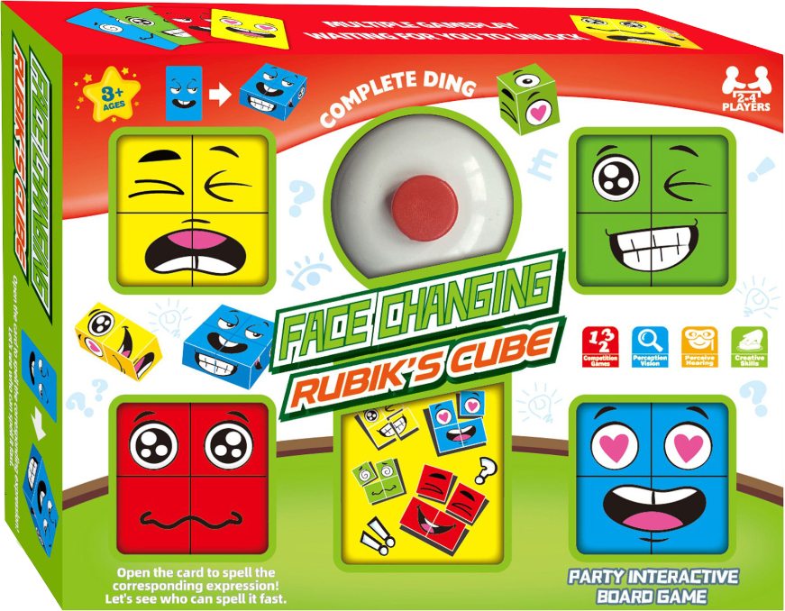 Купить Настольная игра (5-7 лет) FACE CHANGING FUN CUBE Смайлики (HT-573) - Фото 1 Настольная игра (5-7 лет) FACE CHANGING FUN CUBE Смайлики (HT-573) - Фото 1