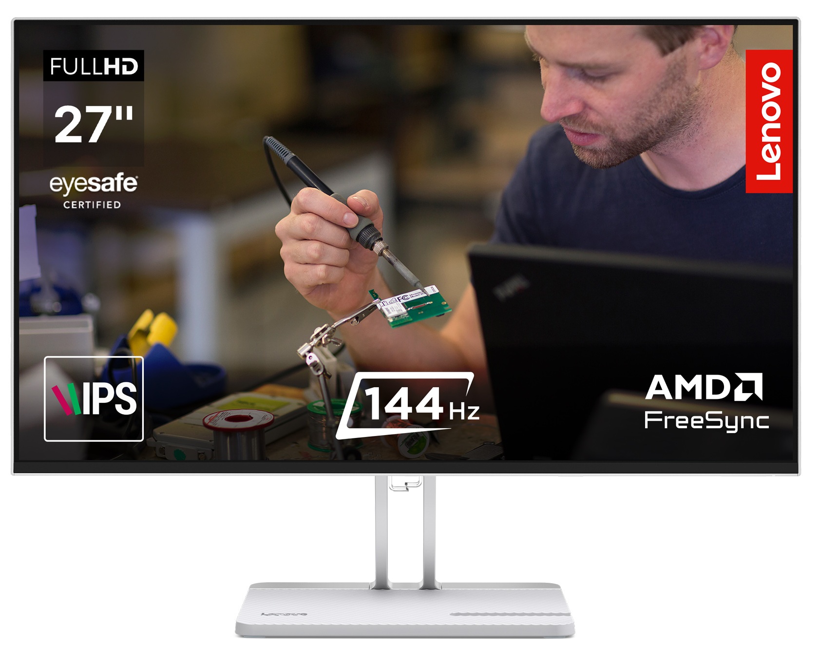 Монітор Lenovo L27-4C (67DEKAC1UA) - Фото 1