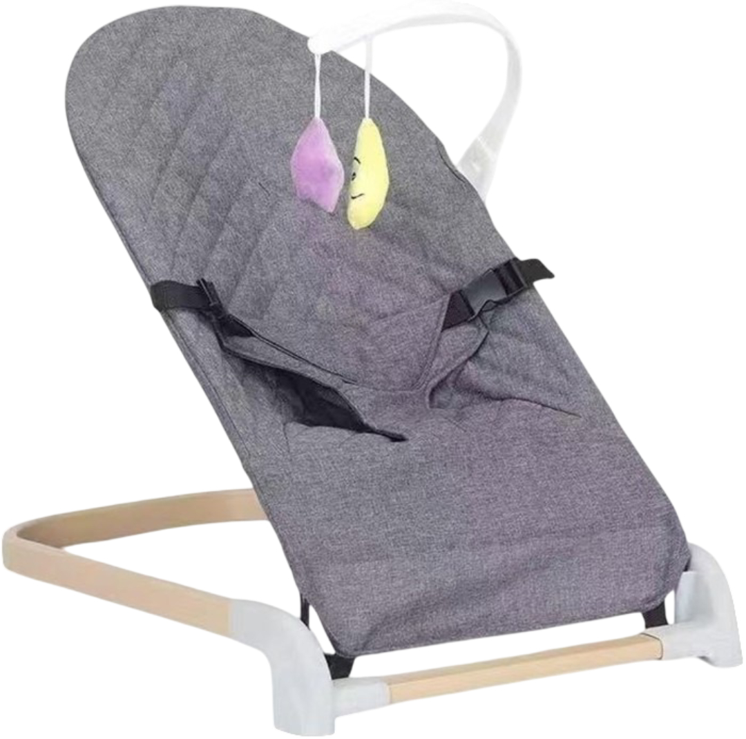 Кресло-шезлонг Kidilo Shaking chair DKL-601 Grey - Фото 1