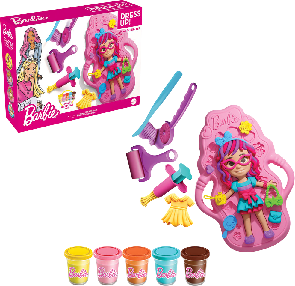 Лепка из теста dede Barbie 280г (03927) - Фото 1