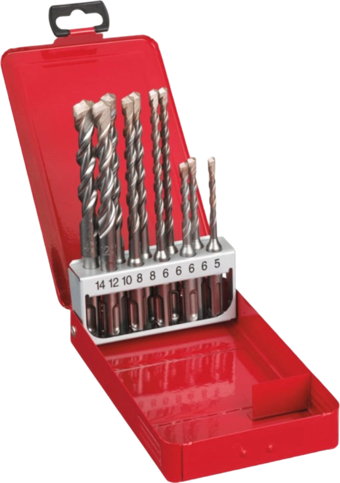 Набор буров Milwaukee SDS-PLUS M2 10 шт. (4932352340) - Фото 1