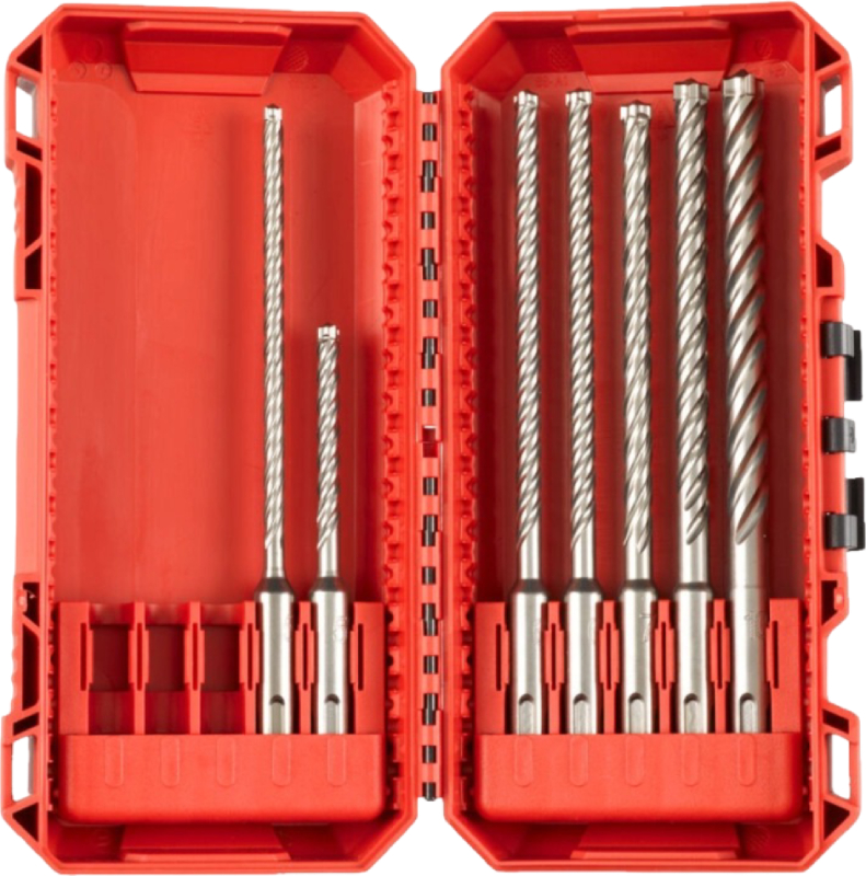 Набор буров Milwaukee SDS-PLUS MX4 PACKOUT 7 шт. (4932492114) - Фото 1