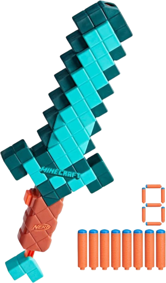 Бластер многозарядный Hasbro Nerf Minecraft Sword (G1437) - Фото 1