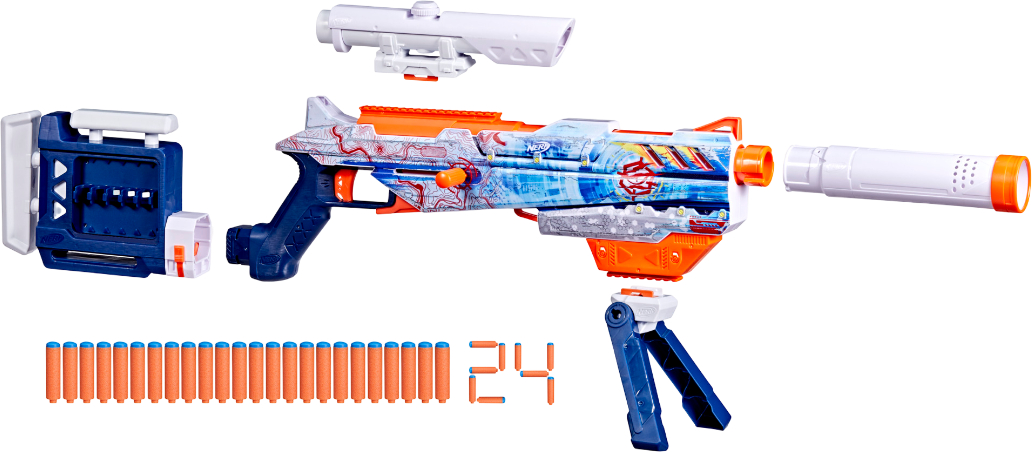 Бластер многозарядный Hasbro Nerf Loadout Arctic Zerostriker (G1763) - Фото 1