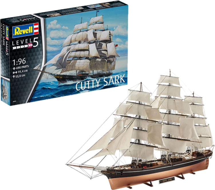 Набор для моделирования техники Revell Клипер Катти Сарк уровень 5 (RVL-05422) - Фото 1