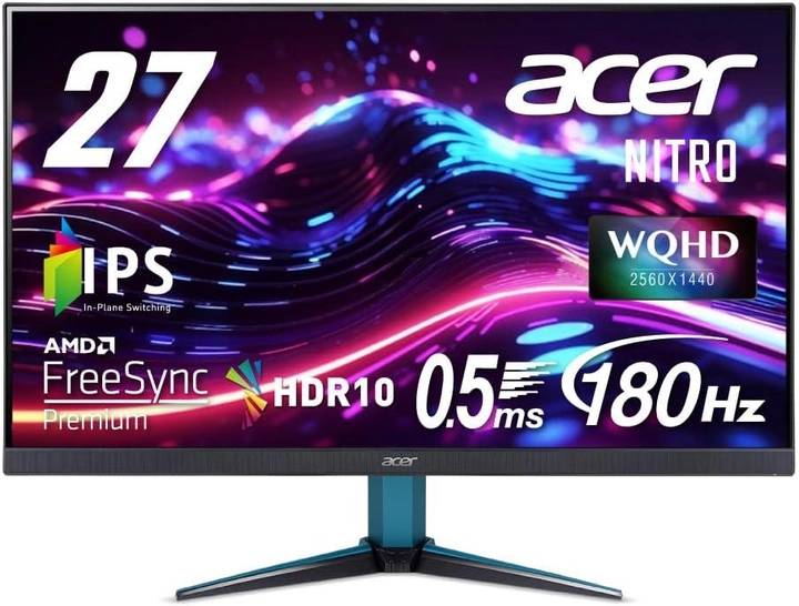 Монітор ігровий Acer Nitro VG272UV3BMIIPX (UM.HV2EE.301) - Фото 1