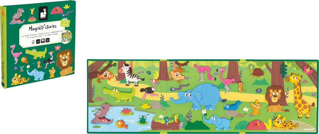 Настольная игра (3-4 года) Janod Африканские животные (J05456) - Фото 1