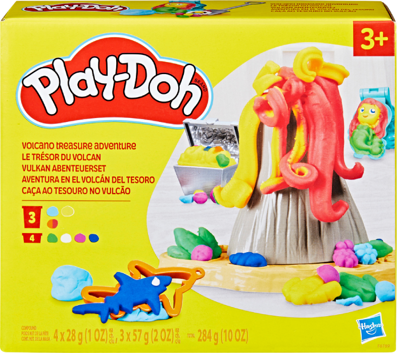 Купити Набори для ліплення Hasbro Play-Doh Вулканична пригода зі скарбами (F8789) - Фото 1 Набори для ліплення Hasbro Play-Doh Вулканична пригода зі скарбами (F8789) - Фото 1