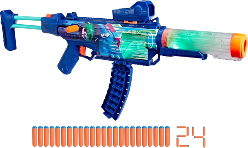 Бластер многозарядный Hasbro Nerf Loadout Cyberlight Ghost (G1824) - Фото 1