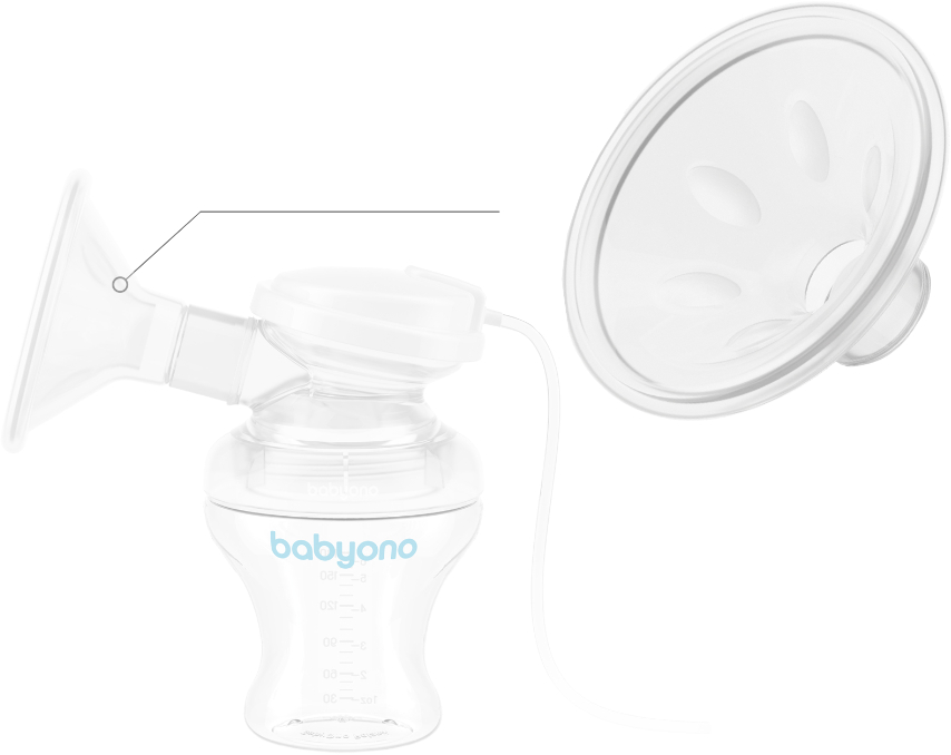 Аксесуар до молоковідсмоктувача BabyOno 300 KIT I - Фото 1