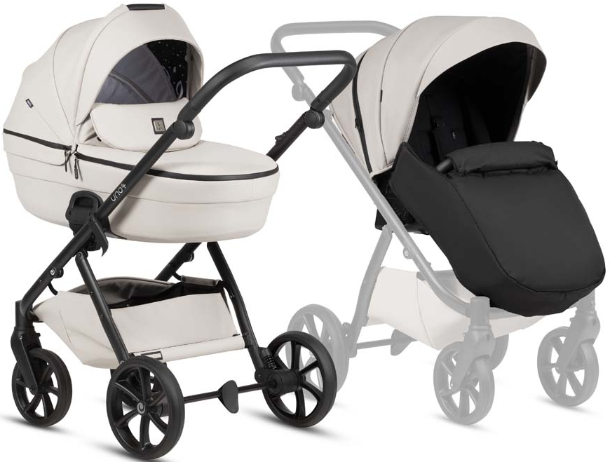 Купить Коляска универсальная 2 в 1 Tutis Uno6 plus Leather Latte - Фото 1 Коляска универсальная 2 в 1 Tutis Uno6 plus Leather Latte - Фото 1