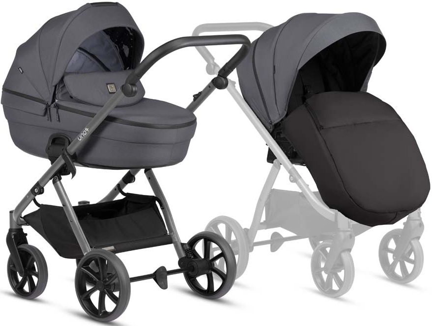 Купить Коляска универсальная 2 в 1 Tutis Uno6 plus Essential Antracite - Фото 1 Коляска универсальная 2 в 1 Tutis Uno6 plus Essential Antracite - Фото 1