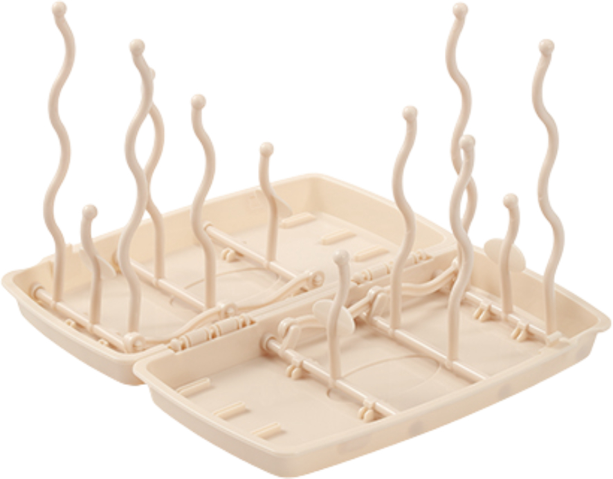 Сушка для детских бутылочек BabyOno Бежевая (1071/03) - Фото 1