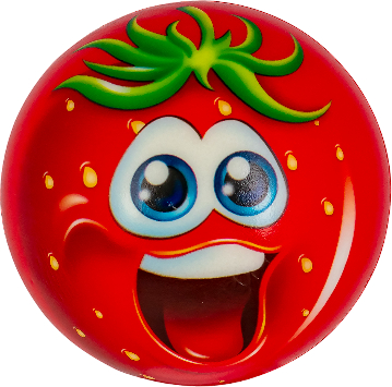 Мячик для малыша Baby Team 8760_полуниця - Фото 1