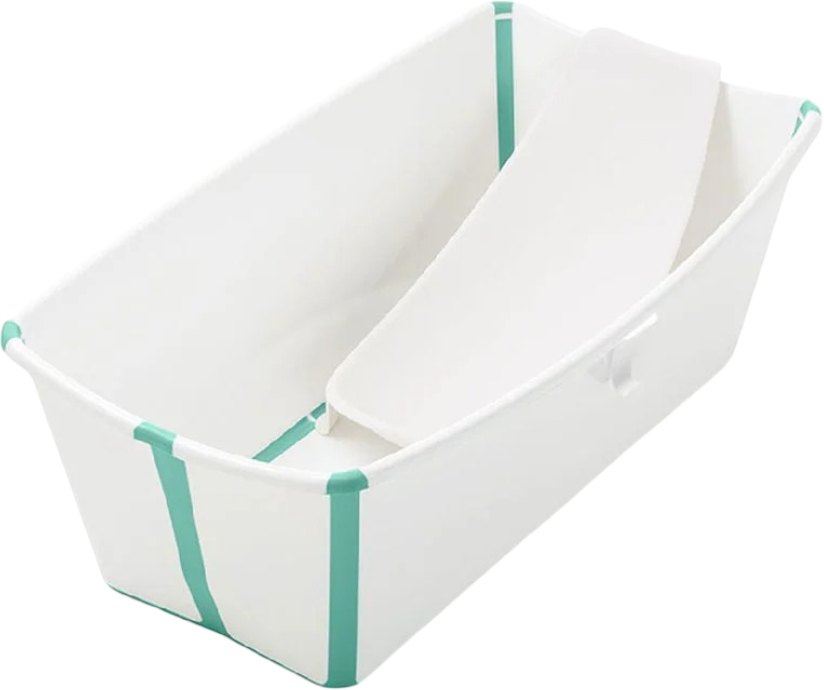 Детская ванночка Stokke Flexi Bath Transparent Green +подставка (531508) - Фото 1