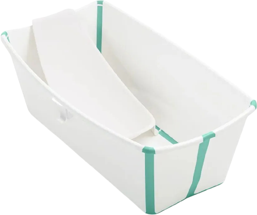 Детская ванночка Stokke Flexi Bath Transparent Green +подставка (531508) - Фото 1