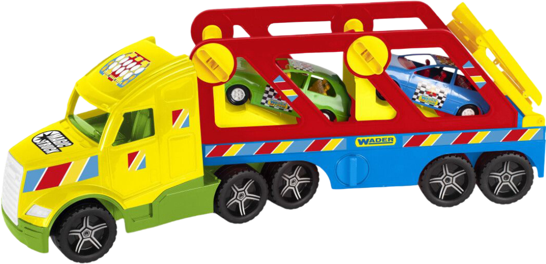 Наземна спецтехніка Wader Magic Truck Basic з авто-купе (36361) - Фото 1