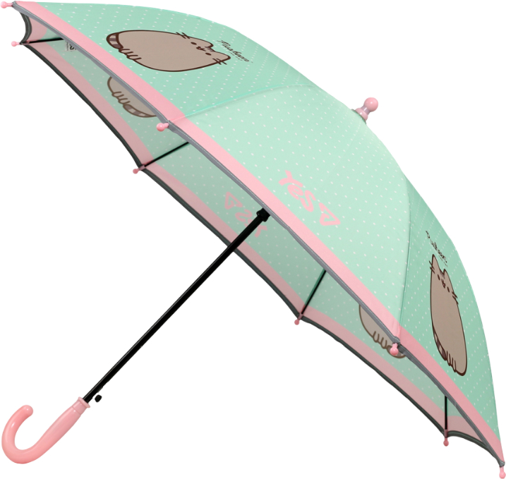 Зонт детский YES Pusheen со светоотражающим кантом (708489) - Фото 1
