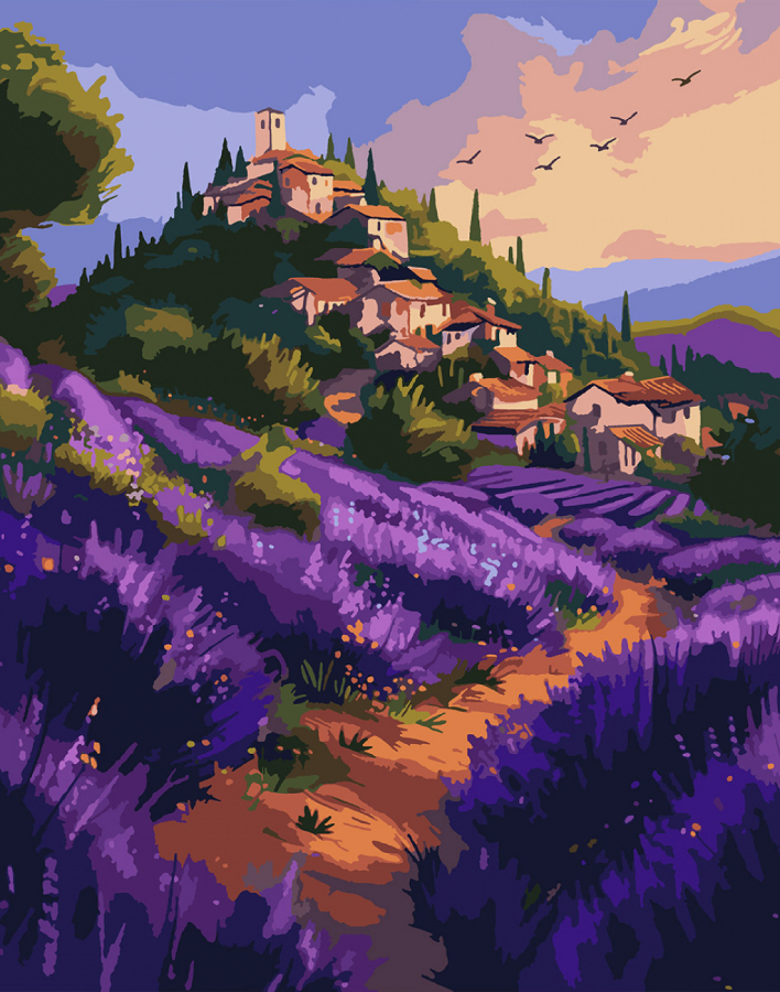 Купити Картина за номерами Santi Лаванда Провансу 40х50 см (955755) - Фото 1 Картина за номерами Santi Лаванда Провансу 40х50 см (955755) - Фото 1