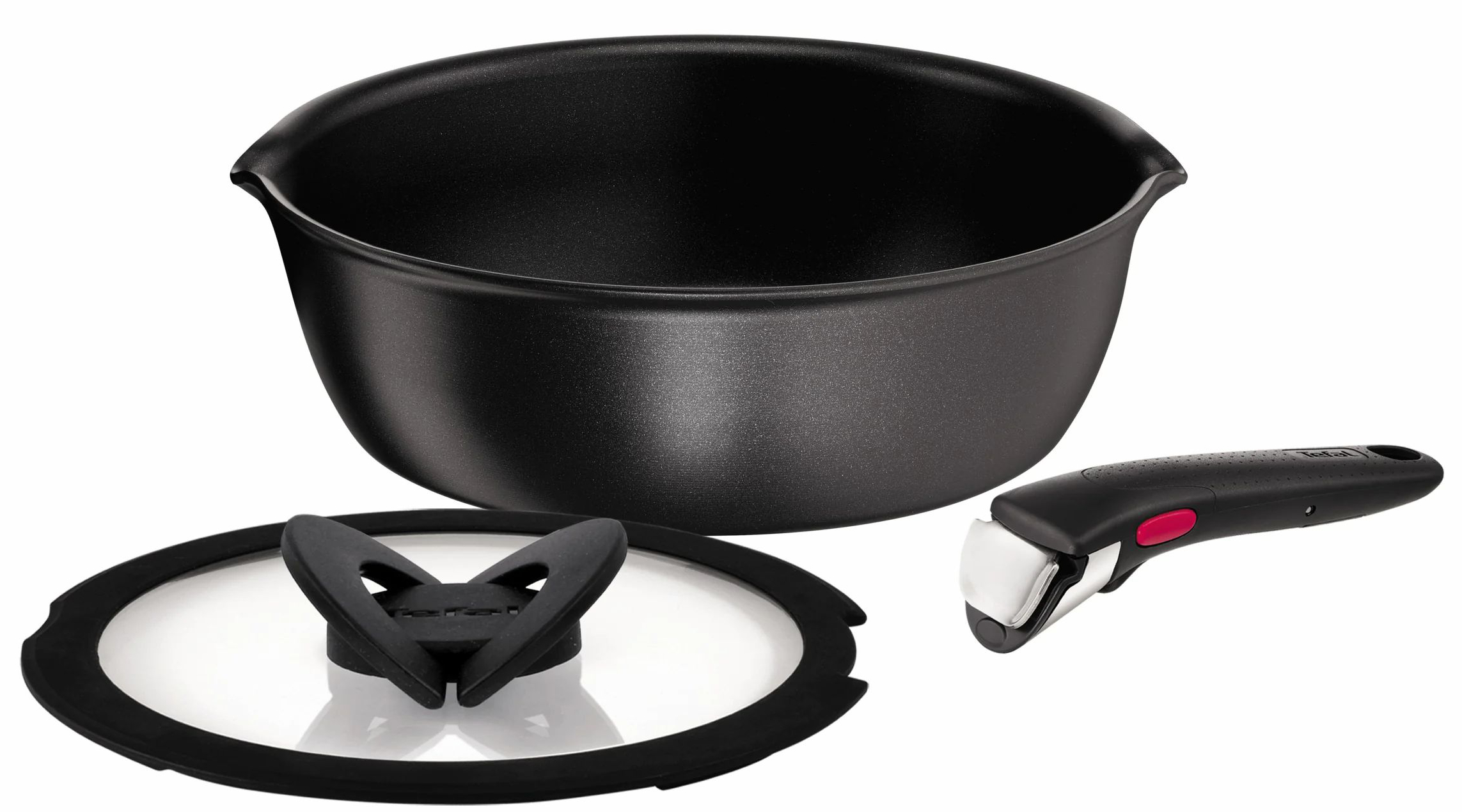 Сковорода універсальна зі знімною ручкою Tefal L7629153 Ingenio Multicook 3 пр, з кришкою - Фото 1