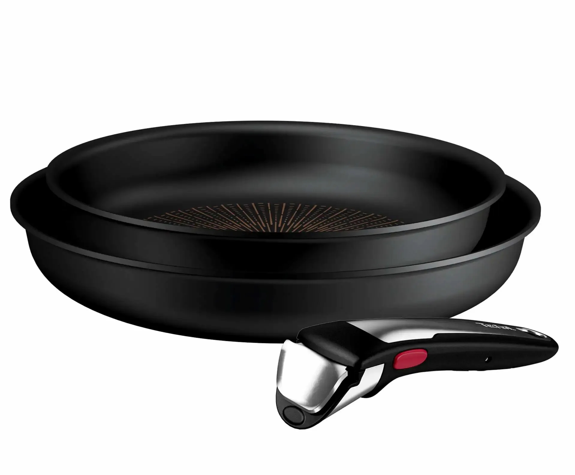 Набор сковород со съемной ручкой Tefal P0009553 Ingenio Exсellence+ 3 пр. (24/28 см + съемная ручка)