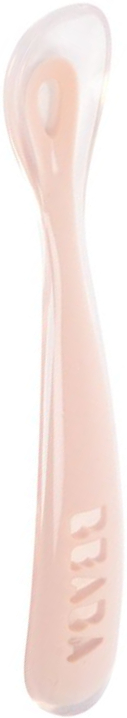Ложка детская Beaba 4+ пастельно-розовый (913619) - Фото 1