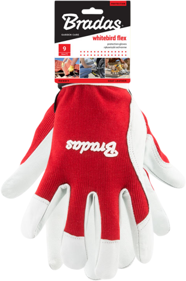 Рукавички садові BRADAS WHITEBIRD FLEX розмір 8 (RWWBF8) - Фото 1