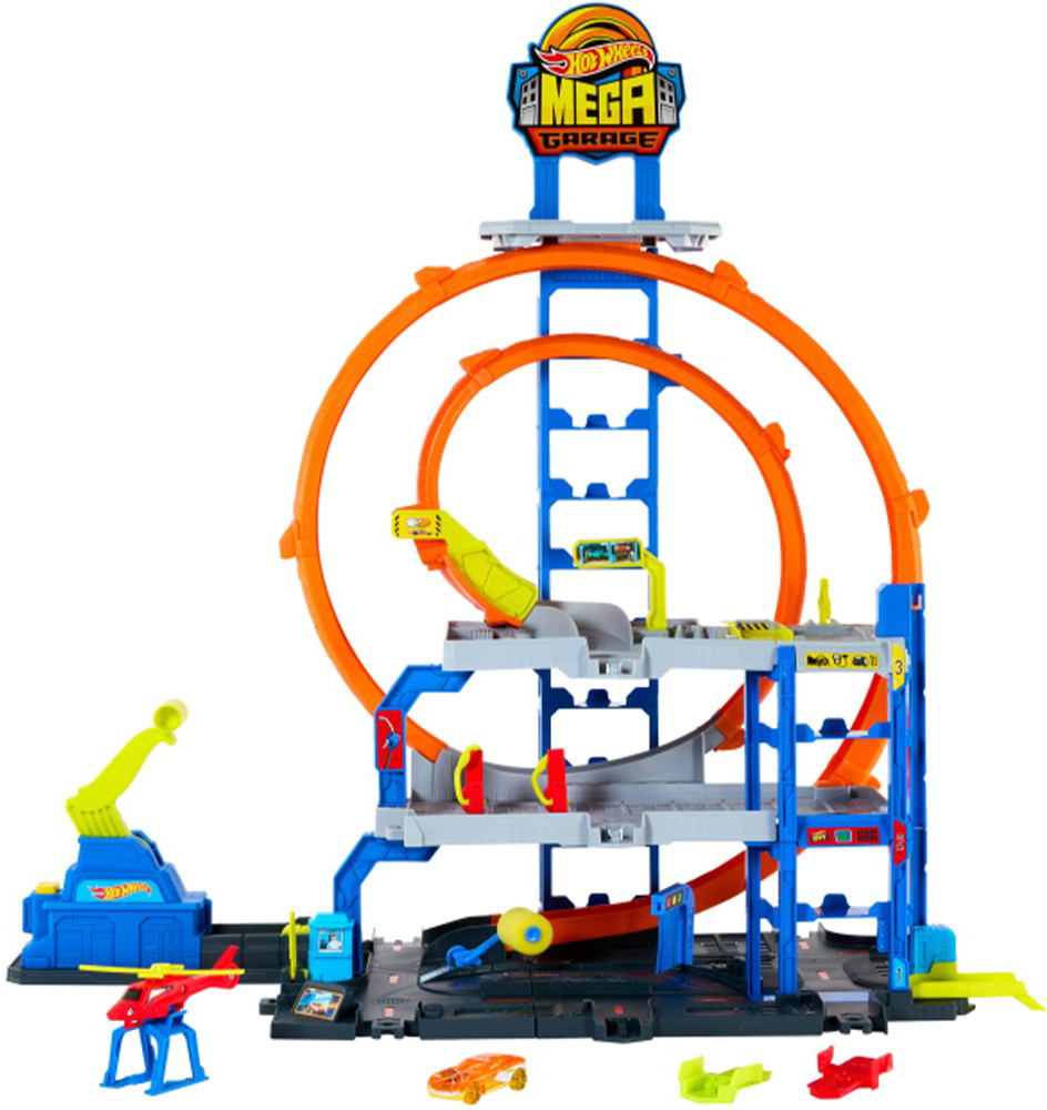 Игровой набор Hot Wheels «Гараж с мега-петлей» (JBM74) - Фото 1