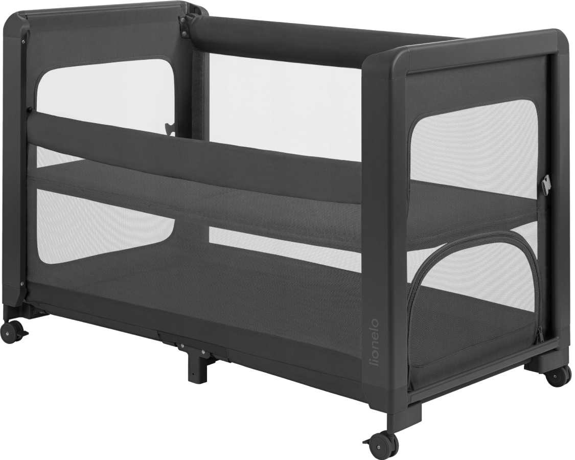 Купити Манеж-ліжко Lionelo PATTY GREY GRAPHITE - Фото 1 Манеж-ліжко Lionelo PATTY GREY GRAPHITE - Фото 1