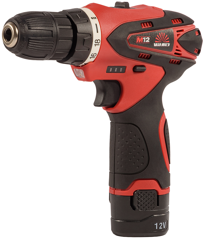 Дрель-шуруповерт VITALS AU 1221c Kit+ - Фото 1