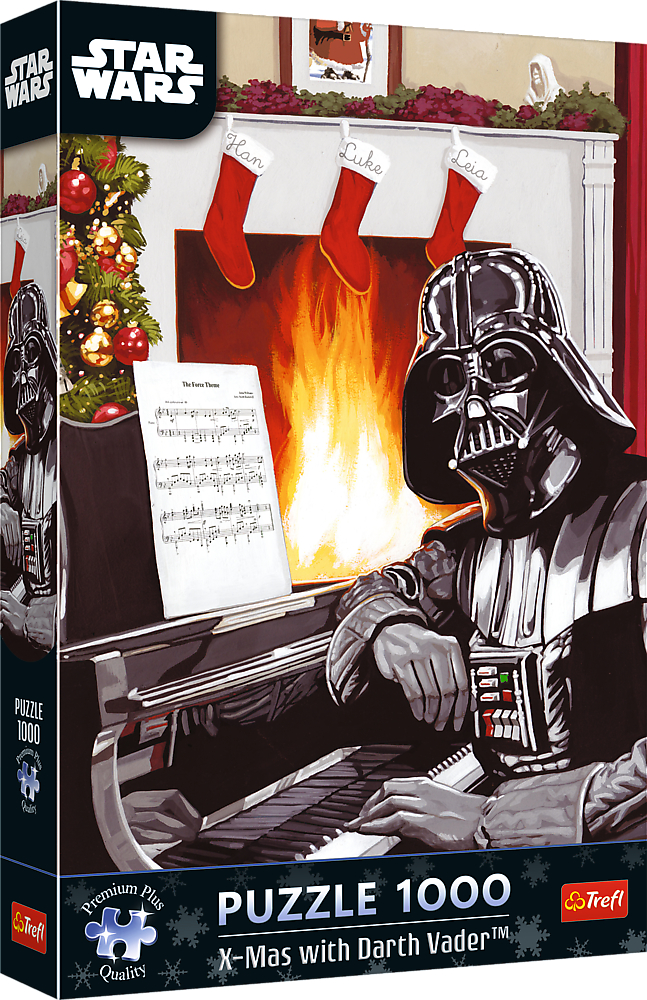 Пазли (8 +) Trefl Premium Plus Lucasfilm Star Wars Світлана з Дартом Вейдером 1000 ел. (20851) - Фото 1