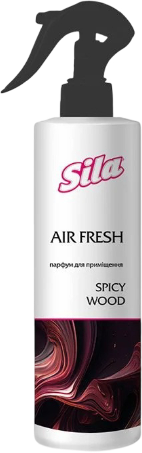 Освіжувач повітря спрей Sila Spicy Wood 400 мл (4823107605871) - Фото 1