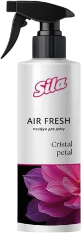 Освіжувач повітря спрей Sila Air Fresh Cristal petal 400 мл (4823107609664) - Фото 1