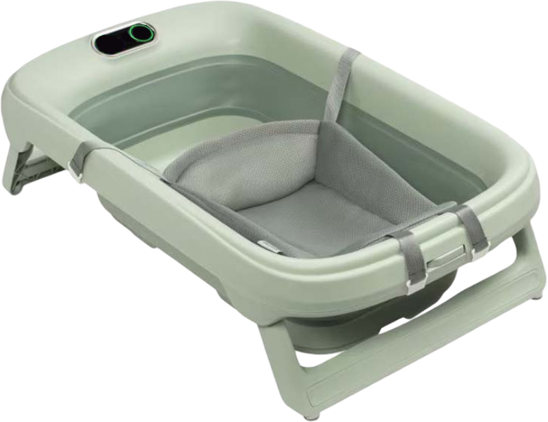 Детская ванночка Maxi-Cosi Indigo Plus Sage Green с вкладышем - Фото 1