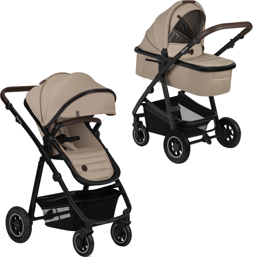Коляска универсальная 2 в 1 Lionelo Amber Beige Sand