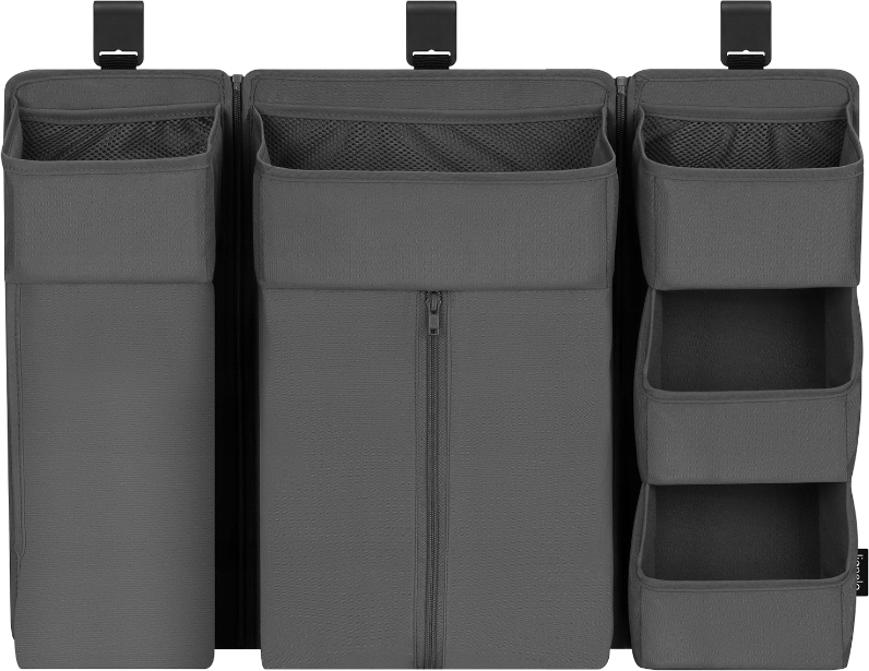 Купити Органайзер для зберігання дитячий Lionelo для кроватки SIDEPOCKET LARGE GREY - Фото 1 Органайзер для зберігання дитячий Lionelo для кроватки SIDEPOCKET LARGE GREY - Фото 1